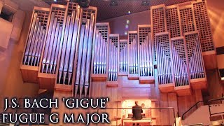 JS BACH  GIGUE FUGUE G MAJOR BWV 577  ST DAVIDS HALL CARDIFF [upl. by Tung160]