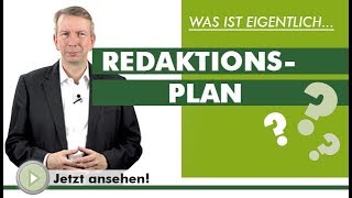 REDAKTIONSPLAN  Was ist eigentlich [upl. by Eustasius688]