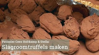 Cees Holtkamp maakt slagroomtruffels [upl. by Atiuqrahs]