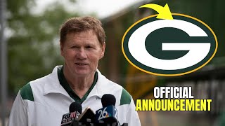 OFFICIAL NEWS HAS JUST BEEN ANNOUNCED ON GREEN BAY PACKERS [upl. by Mikal]