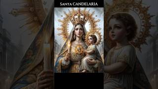 🙏 SANTO del DÍA 2 de Febrero SANTA CANDELARIA Santoral Católico de Hoy 🙏 shorts santos [upl. by Meyer]