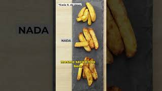 🥔Truque pra Batata Frita SEM Óleo receitas fitness saudavel [upl. by Keelby]