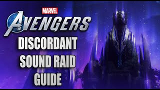 Marvels Avengers  Discordant Sound Raid Walkthrough Tips amp Tricks of Puzzles amp Bosses Guide [upl. by Neill864]