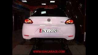 Volkswagen Scirocco 14 Tsi Egzoz Sesi [upl. by Aicia]