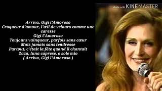 Dalida Gigi Lamoroso Lyrics [upl. by Raquel203]