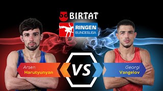 RINGEN DM 2023 Playoff  66kg FS Arsen Harutyunyan vs Georgi Vangelov [upl. by Stilla]