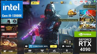 Call Of Duty Mobile  RTX 4090 24GB INTEL i9 13900K  MAX SETTINGS 4K [upl. by O'Brien]