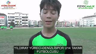 YILDIRAY YÜRECİ DENİZLİSPOR U14 TAKIMI FUTBOLCUSU [upl. by Pincince]