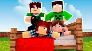 Minecraft ESPECIAL FAMILIACRAFT  Bed Wars [upl. by Annagroeg]