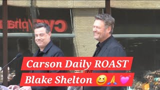 Good Friends Carson Daily ROASTS Blake Shelton 😆🙏 blakeshelton Music Comedy celebrity friends [upl. by Pevzner703]