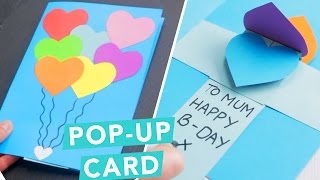 3D PopUp Card DIY Card Ideas [upl. by Lletniuq72]