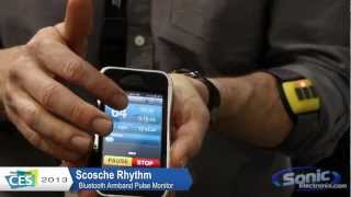 Scosche Rhythm Pulse amp Heart Rate Monitor  CES 2013 [upl. by Watson]