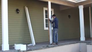 DIY l How to install patio PVC column wraps  FYPON [upl. by Ahcsat62]