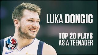 Luka Doncics Top 20 NBA Plays as a Teenager  NBA Highlights [upl. by Ybocaj]