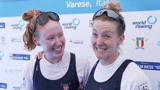 Winner Interviews  2023 World Rowing Cup II Varese Italy [upl. by Hines]