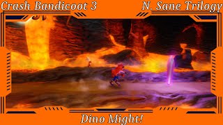 Crash Bandicoot 3 Warped  Dino Might [upl. by Anem]