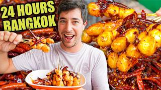 24 Hours of BANGKOK Street Food 🇹🇭 ULTRA SPICY Thai BBQ River Prawns amp Michelin Bananas [upl. by Alvarez513]