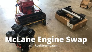 McLane Reel Mower engine and roller upgrade [upl. by Gernhard619]