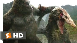 Kong Skull Island 2017  Kong vs Skullcrawler Scene 910  Movieclips [upl. by Gaiser]