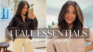 4 Fall Essentials  How Ive Been Styling My Hair Lately [upl. by Zurn463]