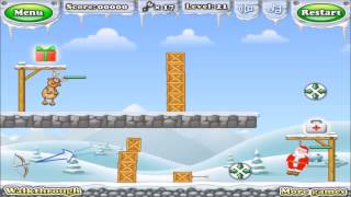 Gibbets Santa in Trouble Walkthrough All Levels 148 [upl. by Auberbach521]