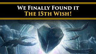 Destiny 2 Lore  The 15th Wish Season of the Wish amp Savathuns secret Ahamkara Egg [upl. by Rosenkranz]