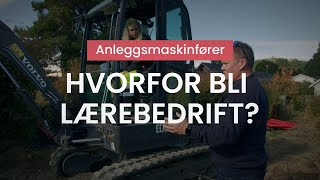 Hvorfor bli lærebedrift anleggsmaskinfører [upl. by Delano675]