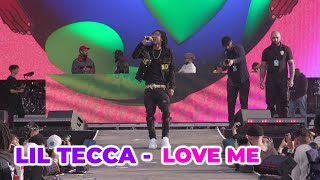 LIL TECCA  Love Me  LIVE  ROLLING LOUD 19 [upl. by Aicilet]