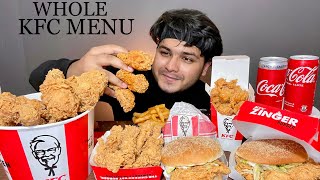 KFC KENTUCKY FRIED CHICKEN•MUKBANG  KFC EATING CHALLENGE  MUKBANG  EATING SHOW [upl. by Sessilu359]