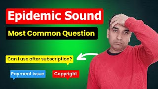 How to use Epidemic Sound royalty Free Music  epidemic sound payment problem in india how to fix [upl. by Llirrehs520]