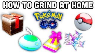 How to Grind at Home in Pokemon GO  FREE pokécoins  1 hour Meltan box amp incense [upl. by Marcie519]