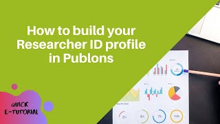 usm usmlibrarytv How to build your Researcher ID profile in Publons [upl. by Perloff900]