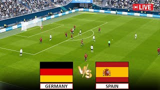 🔴LIVE  GERMANY vs SPAIN I QUARTER FINAL II FULL MATCH STREAMING I eFOOTBALL PES 21 GAME [upl. by Alayne49]