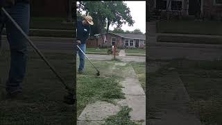 Lawn Care Adventures Mowing Edging and Trimming short Video 2 [upl. by Conall260]