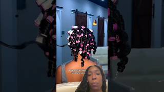 PERM ROD SET 🔥🔥🔥 naturalhair [upl. by Adoc]