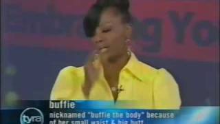 Buffie the Body on Tyra Banks [upl. by Mcgannon]