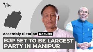 Manipur Election Results 2022  BJP Garners 32 Seats Wins the State Polls  The Quint [upl. by Galina77]