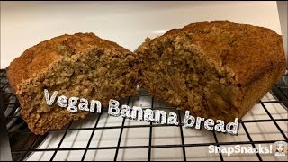 SnapSnacks 👩🏻‍🍳 Vegan Banana Bread [upl. by Etolas]