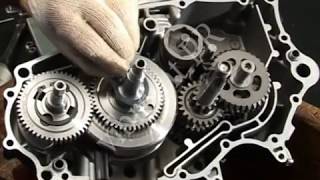 How to  How to maintain motorcycle  Installation of crankcase assembly [upl. by Arym]