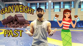 Workout Plan to GAIN WEIGHT FAST AT HOME [upl. by Aenaj]