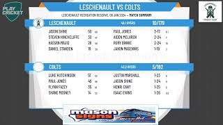 BampDCA  Mens 2nd Grade  Round 11  Leschenault v Colts [upl. by Lavelle]