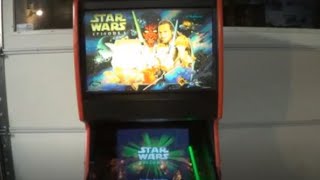 STAR WARS EPISODE 1 PINBALL MACHINE BY WILLIAMS 1999 [upl. by Eneloj]