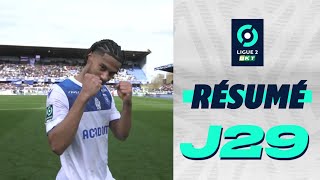 Résumé 29ème journée  Ligue 2 BKT  20232024 [upl. by Mehetabel]