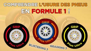 BLISTERING GRAINING COMPRENDRE LUSURE DES PNEUS EN FORMULE 1 [upl. by Rodablas284]