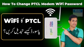 How to Change PTCL Wifi Password from Mobile Phone [upl. by Yelsnik]