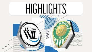 Highlights FC Wil 1900  SC Kriens [upl. by Aron]