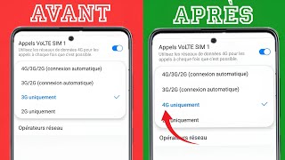 Le secret pour avoir une connexion 4GLTE toujours ouverte sur son Android [upl. by Kyte]