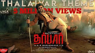 DARBAR Tamil  Thalaivar Theme  Rajinikanth  AR Murugadoss  Anirudh  Subaskaran [upl. by Aeila]