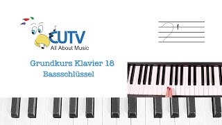 Bassschlüssel Grundkurs Klavier [upl. by Tayib]