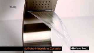 Pannello Doccia Termostatico Idromassaggio Multifunzione Hudson Reed Doccia Acciaio Inox ML753 [upl. by Llerryt]